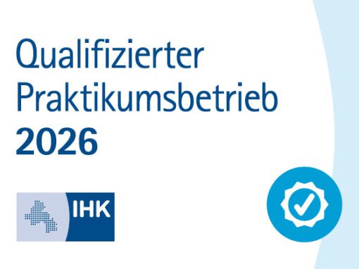 BPE erhält das IHK-Qualitätssiegel „Qualifizierter Praktikumsbetrieb“